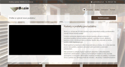 Desktop Screenshot of bozin.sk